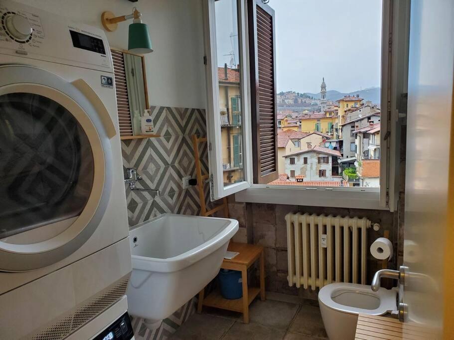 "La Me Ca" Intero Appartamento In Centro Con Vista Sui Colli Bergamo Exterior foto